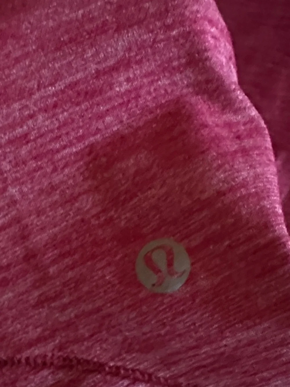 lululemon What the Sport Tee in Heathered Regal Plum. Short Sleeve. V-Nevk